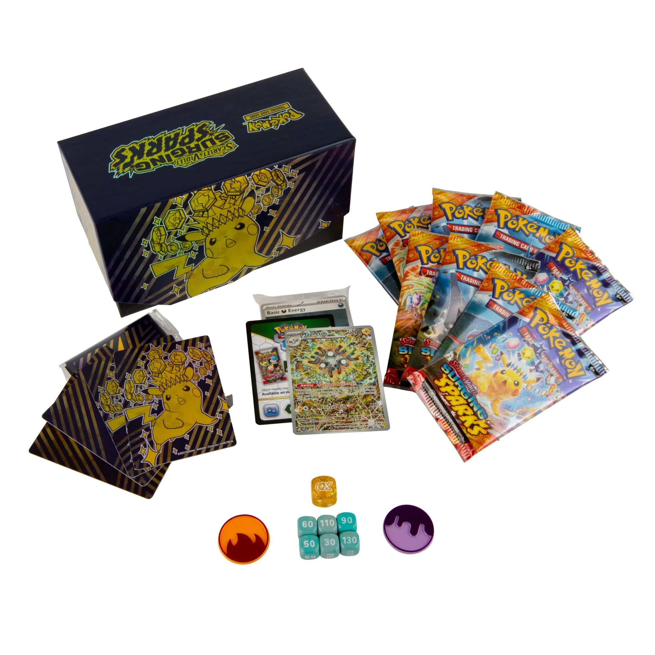 Trading Card Games Scarlet & Violet 8 Surging Sparks Elite Trainer Box