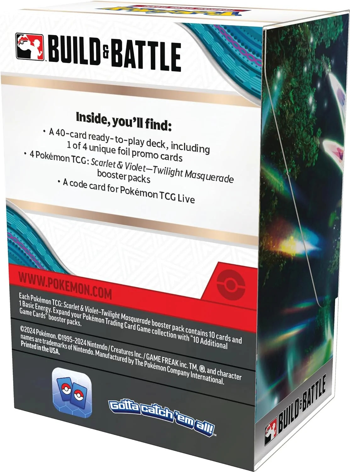 Twilight Masquerade Build & Battle Box (4 Booster Packs & Promo Card)