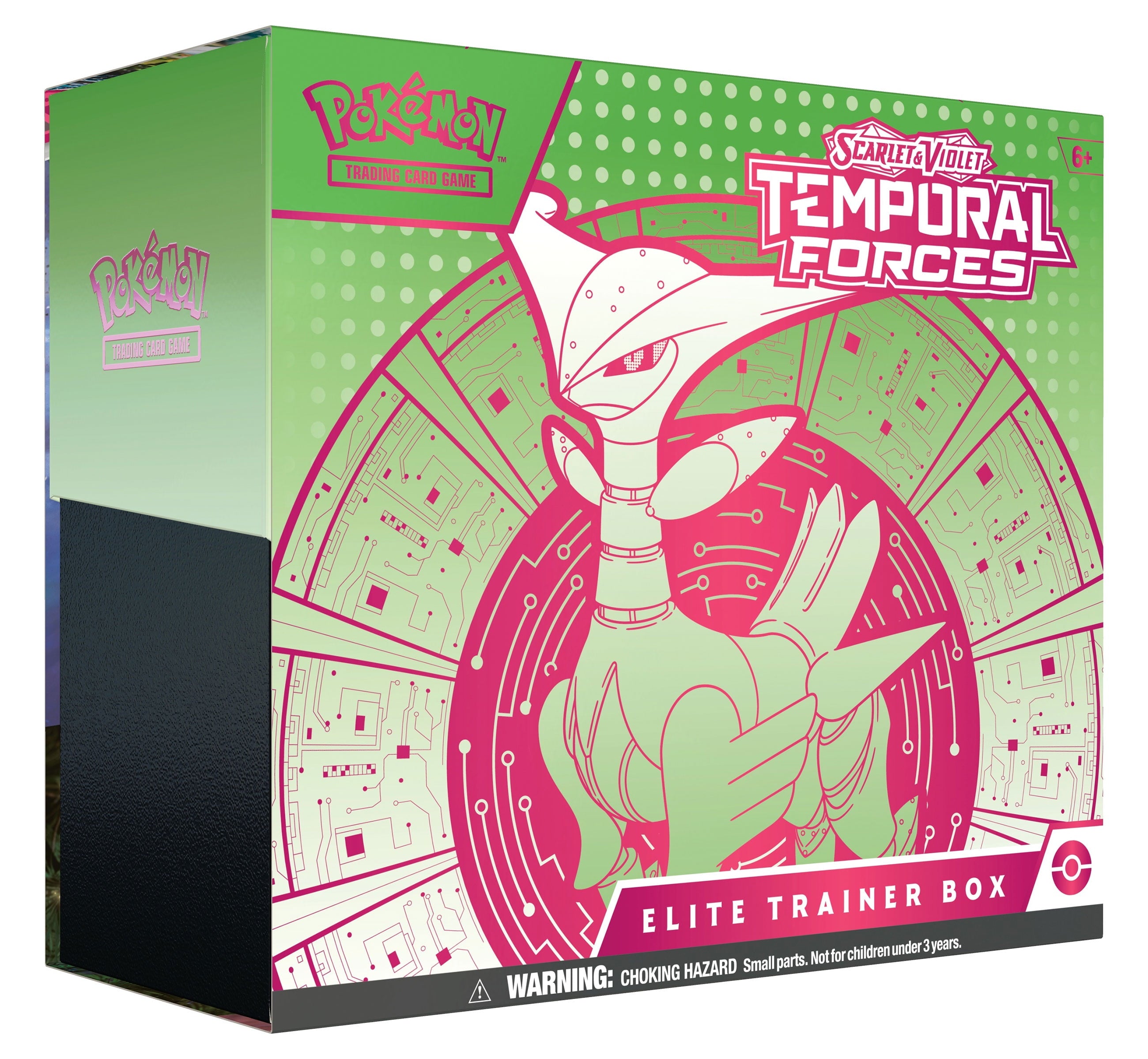 TCG: Scarlet and Violet: Temporal Forces: Elite Trainer Box: Iron Leaves