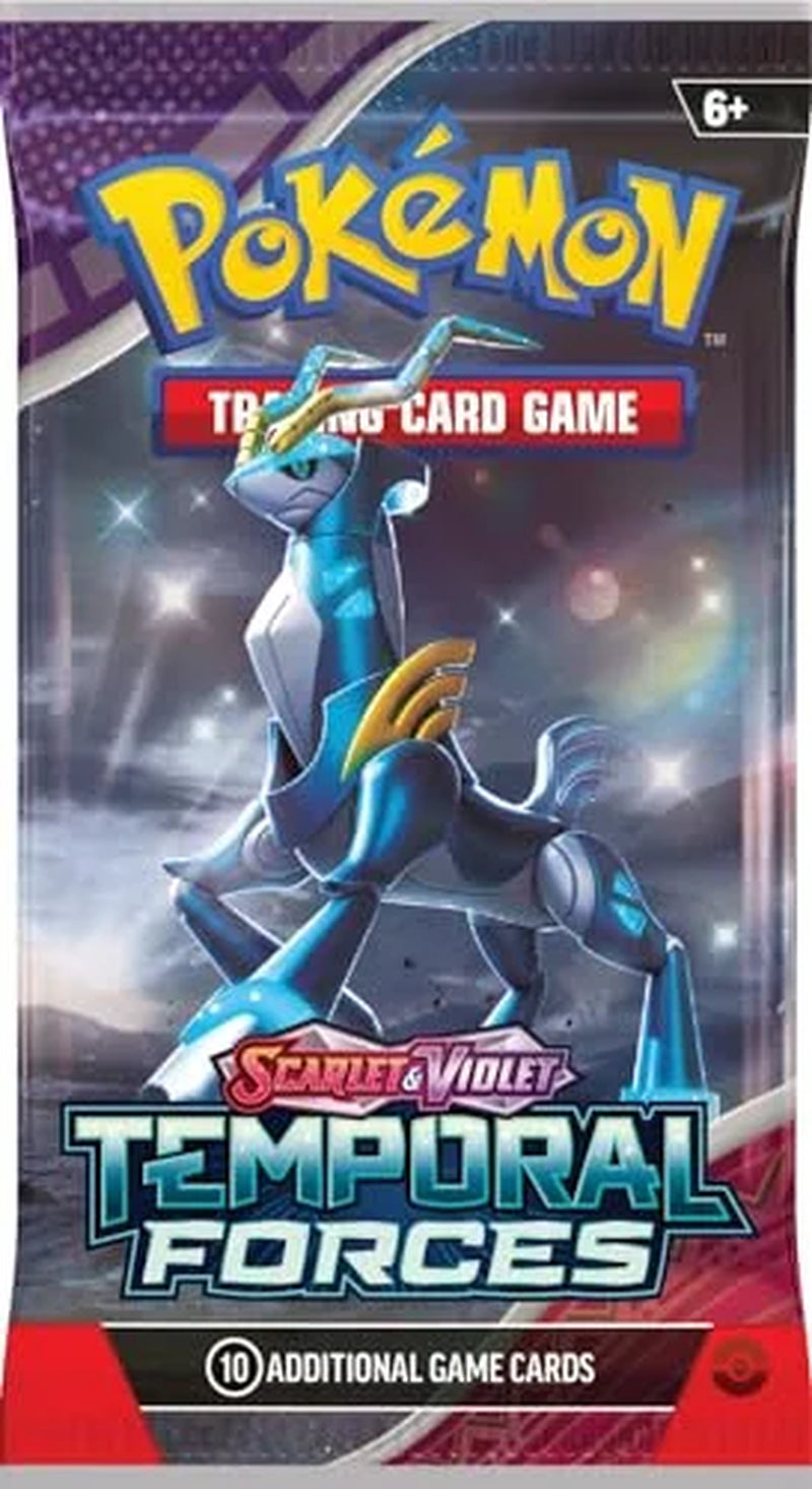 TCG: Scarlet and Violet: Temporal Forces: Elite Trainer Box: Iron Leaves
